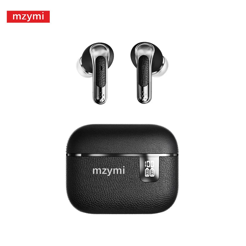 mzymi Y107 TWS Headset ENC Noise Cancelling Bluetooth5.3 Wireless Earphone LED Digital Display HiFi Stereo Headphone For XIAOMI