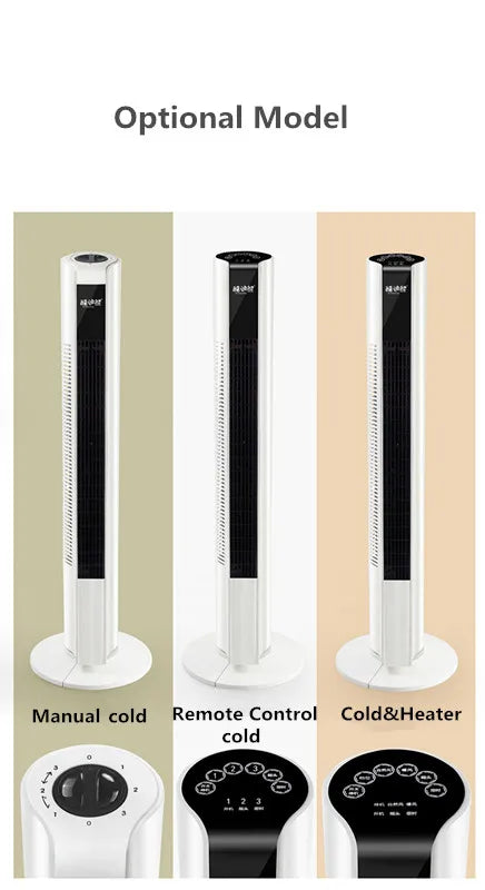 Summer 32 inch  Quiet Silent air cooling fan smart with remote control Electric Rotating bladeless Floor Standing tower fan