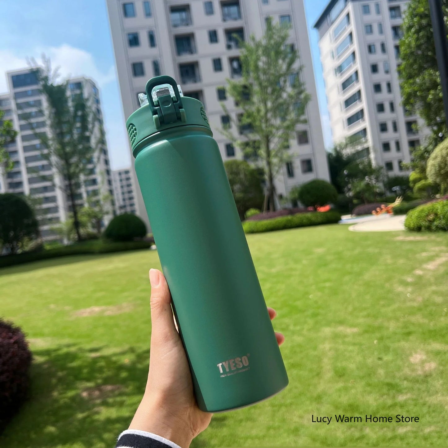 Thermal Water Bottle with Straw 750/600ML Stainless Steel Bottle Keeps Cold and Heat High Capacity Thermal Mug Thermos Bottle