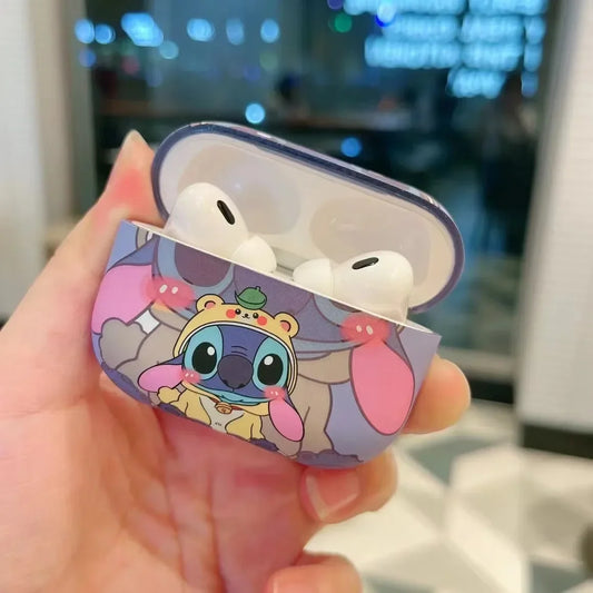 Disney Stitch Cover for Apple AirPods 1 2 3rd Case for AirPods Pro 2 Case Cute Cartoon Air Pods Pro Wireless Box