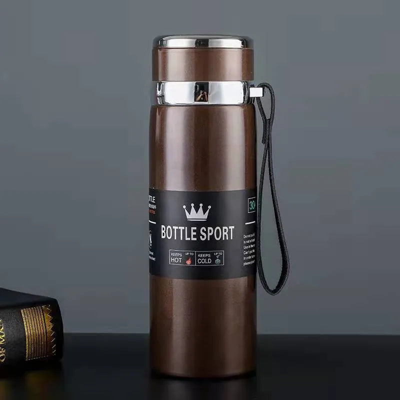 Double Wall Stainles Steel Water Bottle Thermos Bottle Keep Hot and Cold Insulated Vacuum Flask for Sport