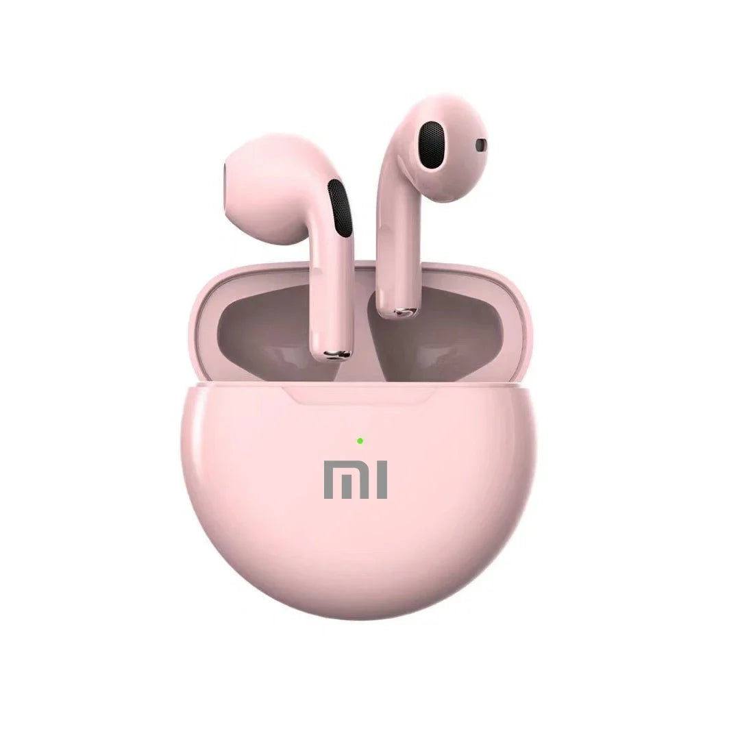 Original XIAOMI Air Pro 6 Earphone TWS 9D HIFI Headset Bluetooth Music Earbuds For IPhone Android Wireless Pods Headphones