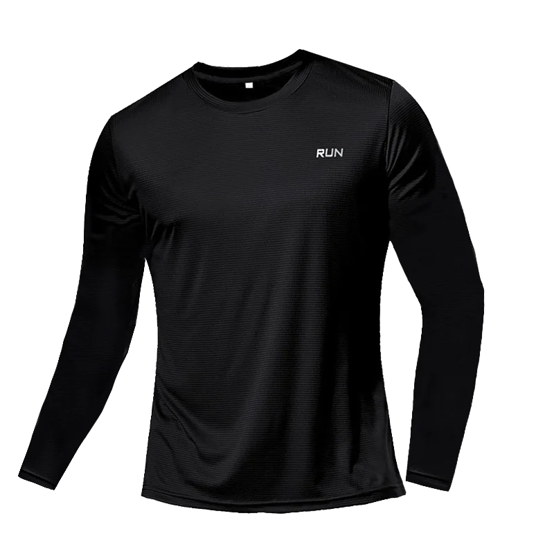 Quick Dry Breathable T-Shirt Sports Tops Training Clothes Long Sleeve T-Shirt Men's Autumn Running Gym Accessories Men Fitness