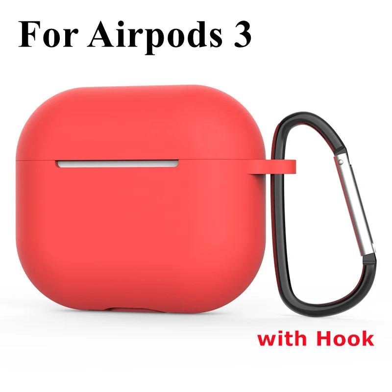 Silicone Cover Case For apple Airpods Pro Case Air Pods 3 Bluetooth Case Protective For Air Pod Pro 3 Earphone Accessories