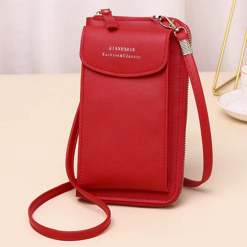 Girls Pu Leather Small Shoulder Bag Casual Handbag Crossbody Phone Wallet Bags for Women Phone Pocket Girl Purse Messenger Bags