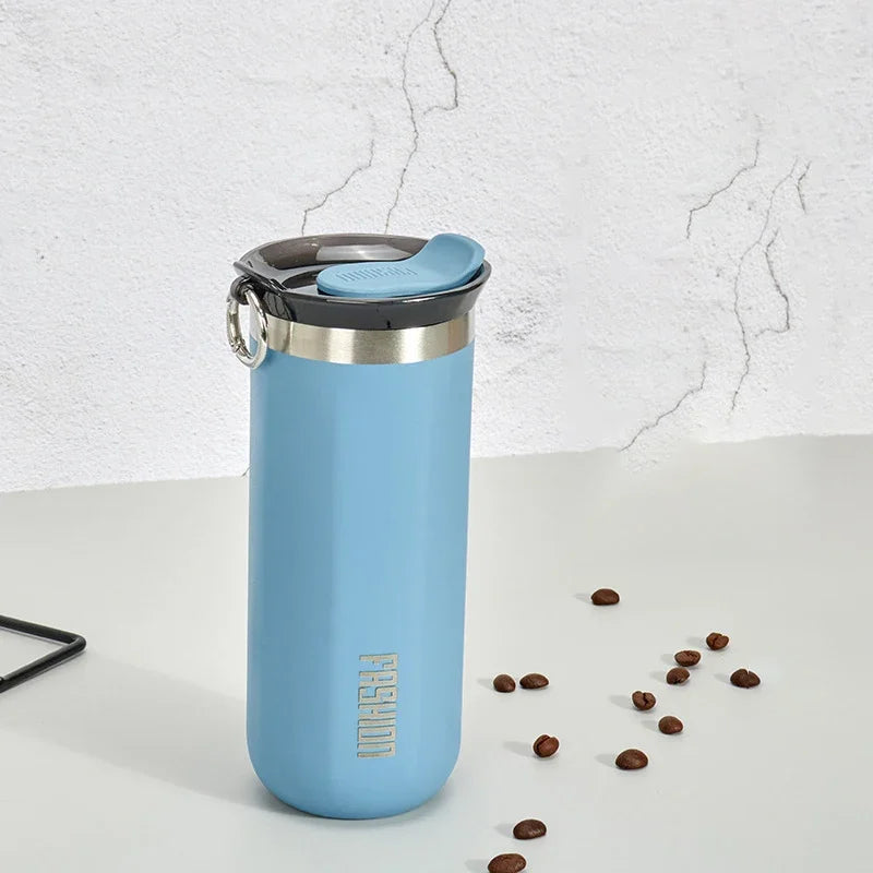 Thermal Mug Thermo for Coffee Water Bottle Stainless Steel Cup Thermal Insulated Vacuum Flask Tumbler Leakproof Travel Drinkware