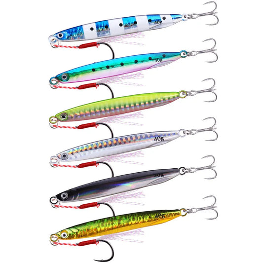 Jig Shore Jigging Spoon Casting Drag 7G 10G 14G 17G 21G 30G 40G SeaBass Lure Artificial Bait Fishing Gear