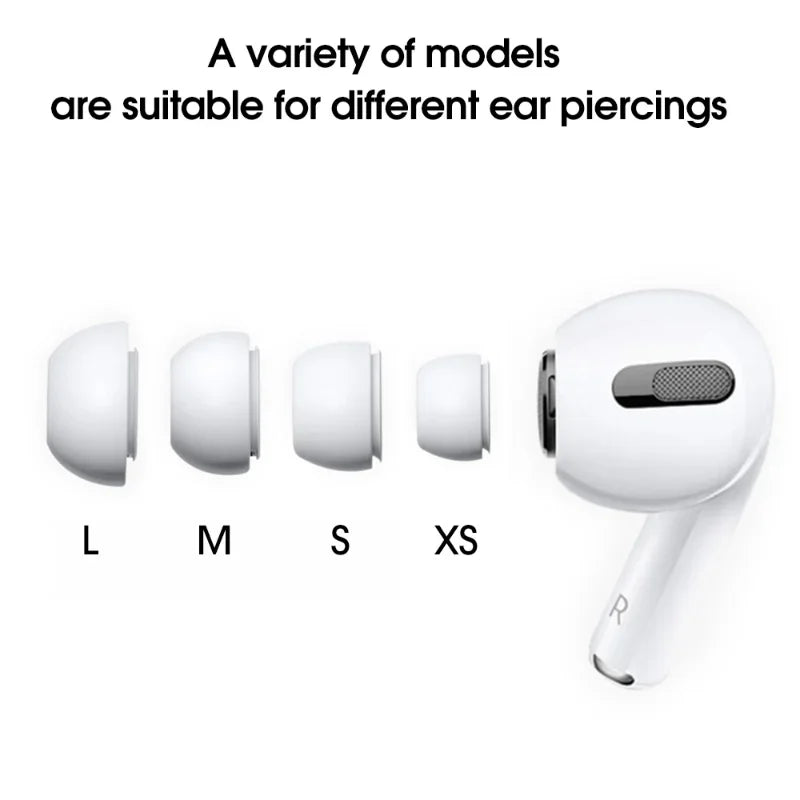 for Airpods Pro 1/2 Soft Silicone Earbuds Protective Cover Noise Reduction Pad Ear Tips for Apple Air Pods Pro