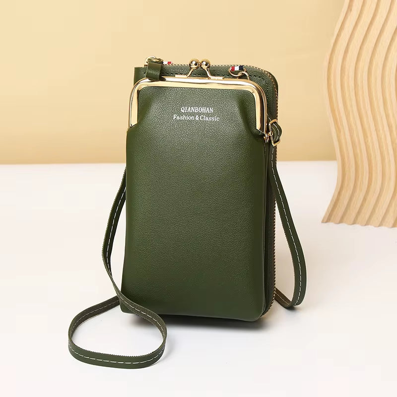 Girls Pu Leather Small Shoulder Bag Casual Handbag Crossbody Phone Wallet Bags for Women Phone Pocket Girl Purse Messenger Bags