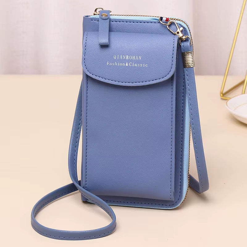 Girls Pu Leather Small Shoulder Bag Casual Handbag Crossbody Phone Wallet Bags for Women Phone Pocket Girl Purse Messenger Bags