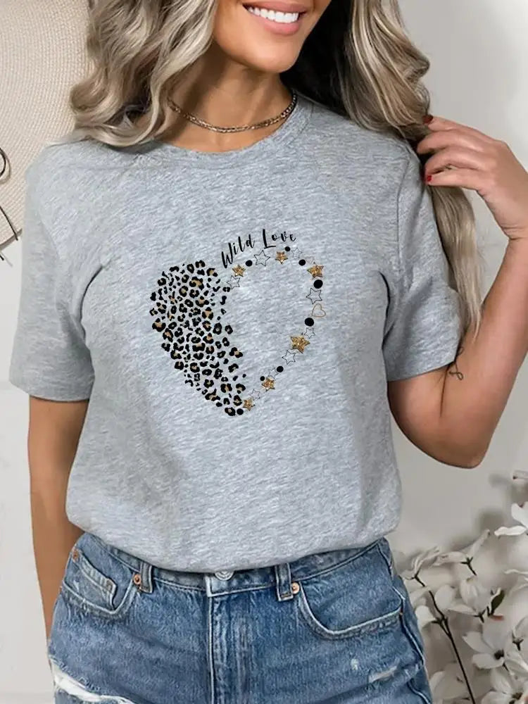 Coffee Love Trend Life 90s Short Sleeve Summer Clothes Print Graphic T-shirt Lady Fashion Women Female Shirt Tee