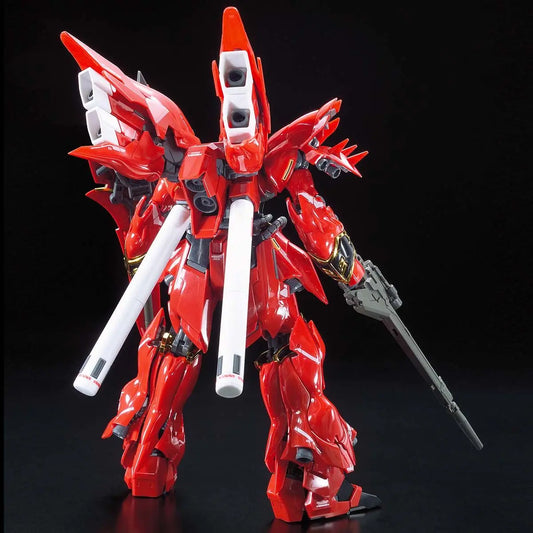 Spot Bandai 1/144 RG 22 MSN-06S Sinanju Gundam Assembly Model Anime Action Figure Accessories Toys Gifts