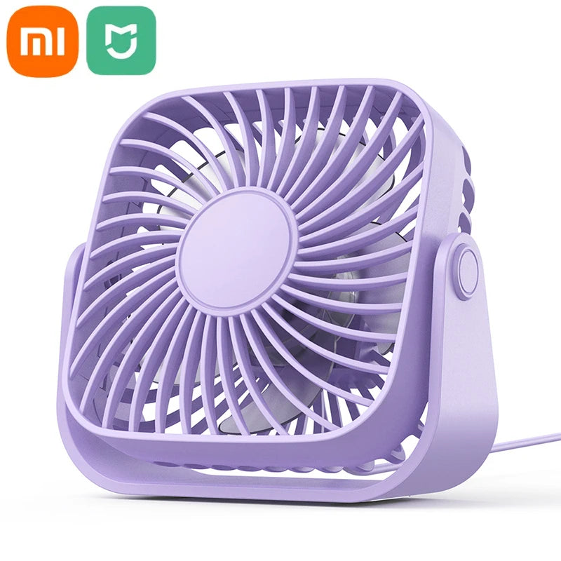 Xiaomi MIJIA 2024 Smart RC Portable Fan USB Desk Fan Table Quiet 360 Degrees Rotatable Head Standing Fans for Room Camping Home