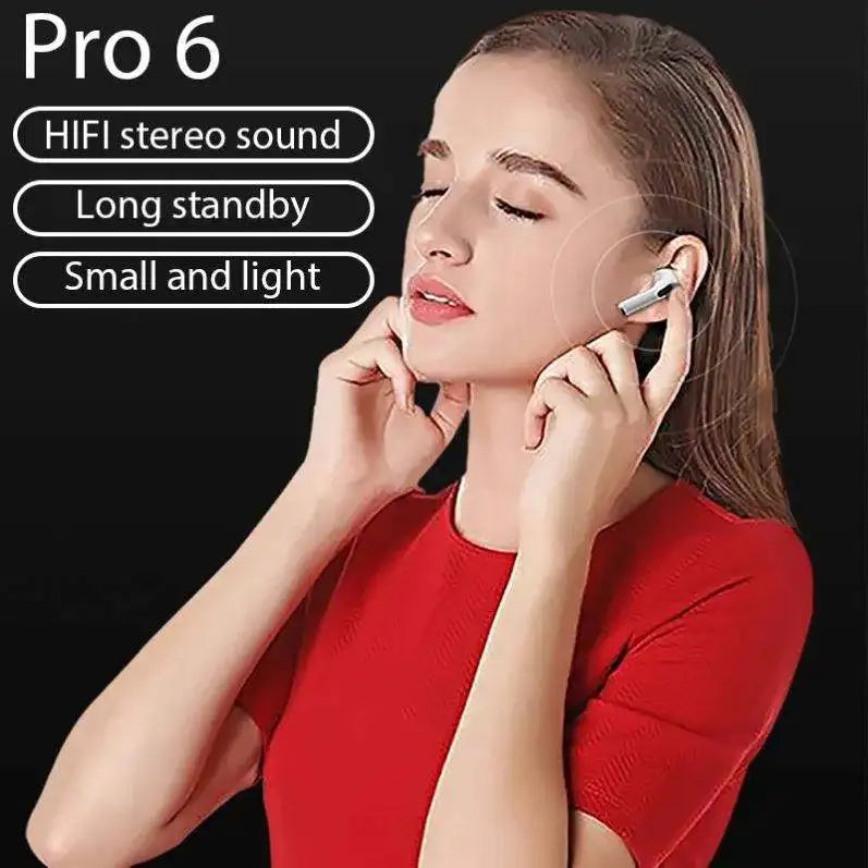 Original For Bosebye Air Pro 6 Earphone TWS 9D HIFI Headset Bluetooth Music Earbuds For IPhone IOS Android