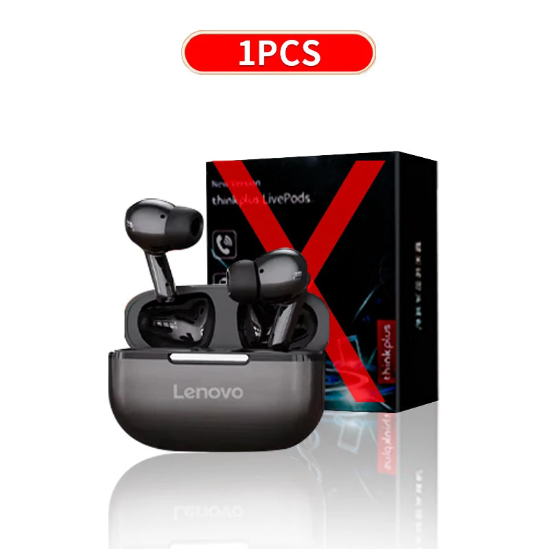 Original Lenovo Thinkplus Bluetooth Earphones Wireless Headset  In-ear Headphones With Microphone HiFi Stereo Touch Control