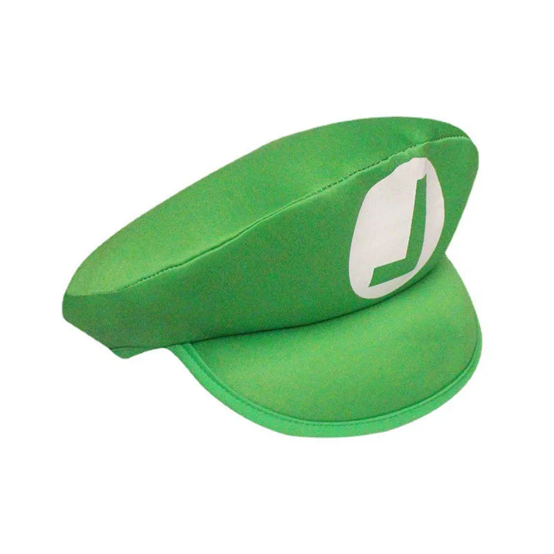 Super Mari Bros Cartoon Cosplay Hat for Kids Adult Classic Games Anime Halloween Funny Clothes Accessories Cap Chritsmas Gifts