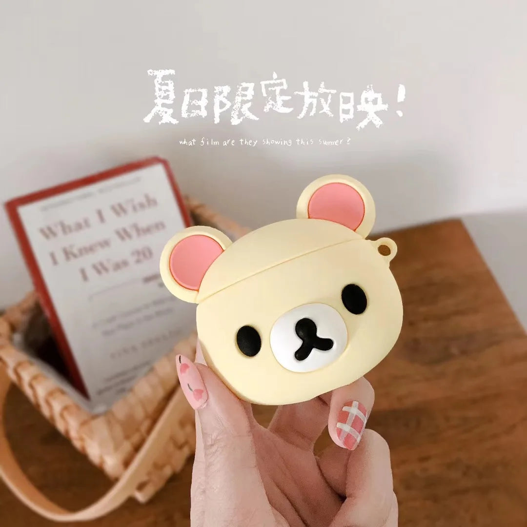 Rilakkuma For Airpods 1 2 3 Pro Pro 2 Silicone Earphone Case Accessories Cover