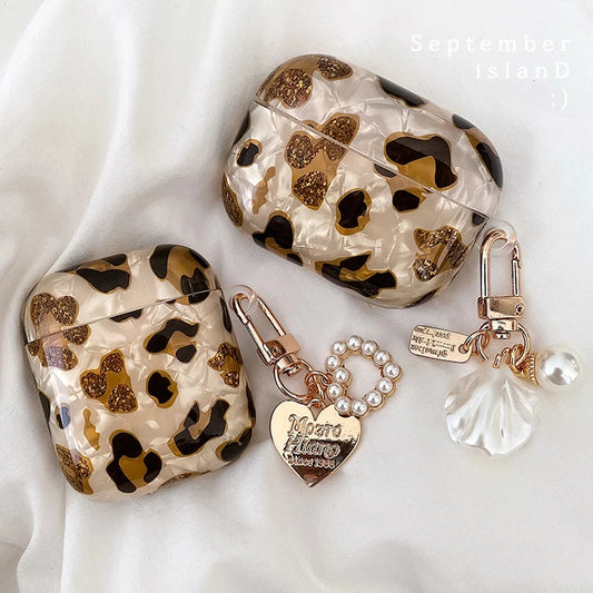 Leopard Girl Case for AirPods Pro 2 USB C Case for Airpod pro 2 Airpods3 Case Soft Silicone Cover for airpods pro 3 2 1 Funda