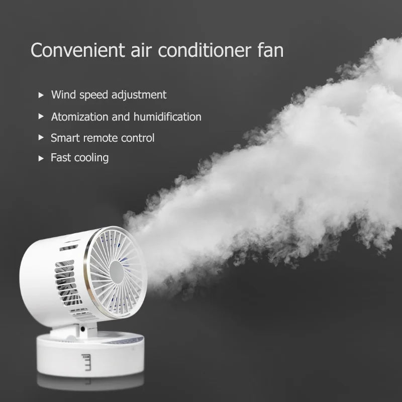 Summer electric fan kit small electric fan no power with big water tank electric fans for cars