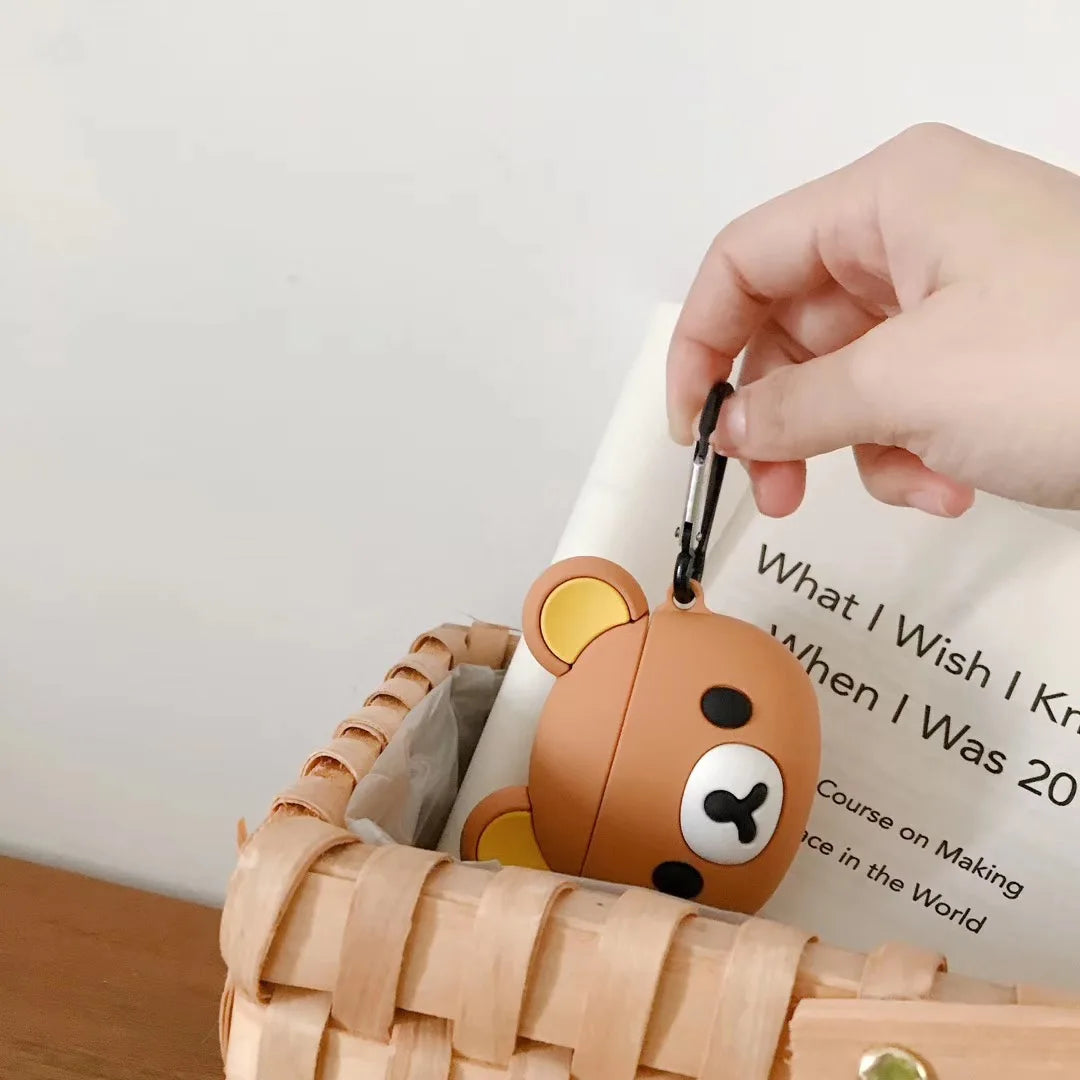 Rilakkuma For Airpods 1 2 3 Pro Pro 2 Silicone Earphone Case Accessories Cover