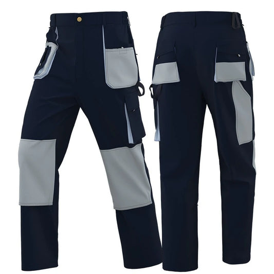 Men Cargo Pants Multi Pockets Trousers Wear Resistant Work Pants Outdoor Breathable Working Clothes Man