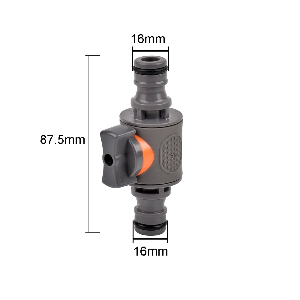 1/2" 3/4" 1 Inch Garden Hose Quick Connector Stopwater Connector Garden Tap Water Gun Coupler Watering Pipe Fitting