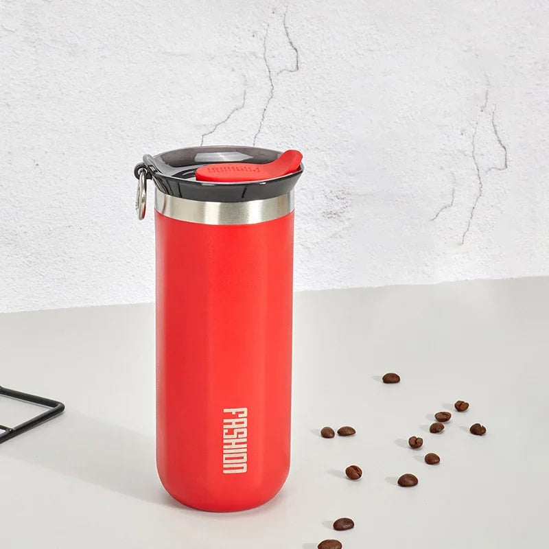 Thermal Mug Thermo for Coffee Water Bottle Stainless Steel Cup Thermal Insulated Vacuum Flask Tumbler Leakproof Travel Drinkware