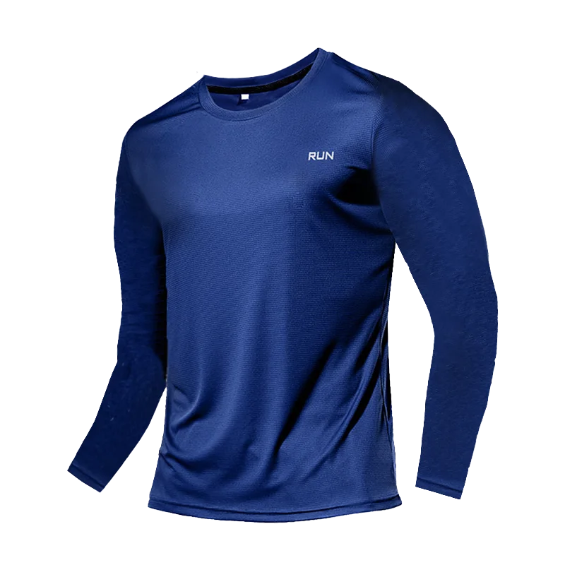 Quick Dry Breathable T-Shirt Sports Tops Training Clothes Long Sleeve T-Shirt Men's Autumn Running Gym Accessories Men Fitness