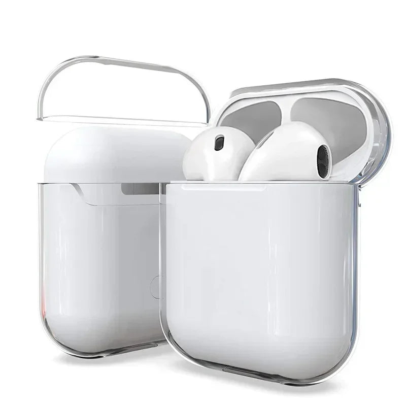 Transparent Cases For AirPods Cases Bluetooth Wireless Earphone Protective Cover For Airpods 2 1 PC Clear Hard Case Shell