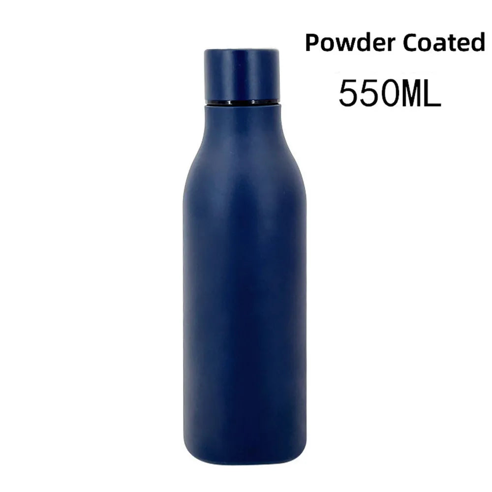 Free Custom Name 550ml Vacuum Insulated Flask Stainless Steel Thermos Cola Water Bottles Thermal Portable Cup Mug For Sport Girl