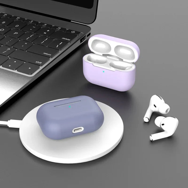 Silicone Case For Airpods Pro Case Wireless Bluetooth For Apple Airpods Pro Case Cover Earphone Case For Air Pods Pro Fundas