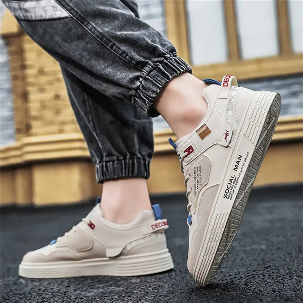 Flat-heeled Without Heels Green Boot Casual Size 46 Mens Shoes White Man Sneakers Sport Famous Brand Cheaper Everything