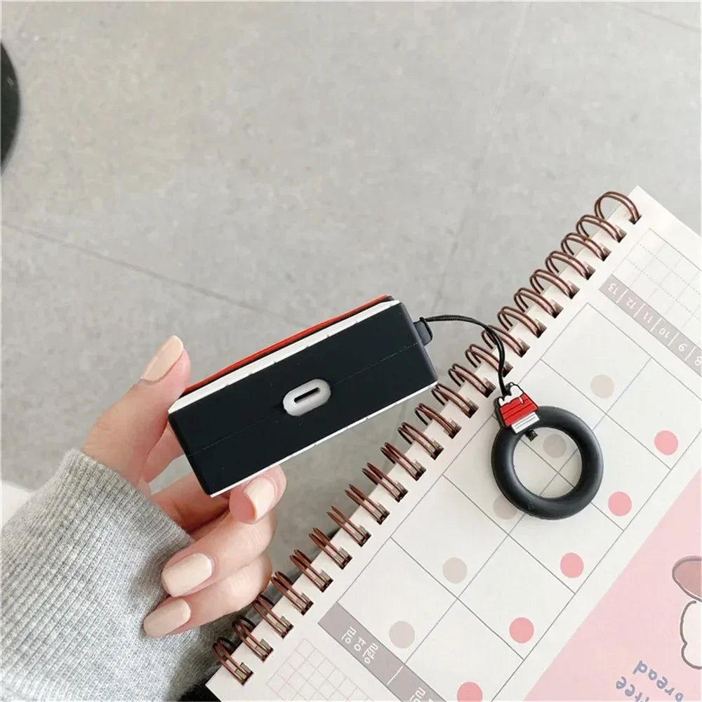 NEW MINISO Snoopy Earphone Case for Airpods Pro 1 2 3 Cartoon Silicone Wireless Bluetooth Earbuds Protective Cover With Lanyard