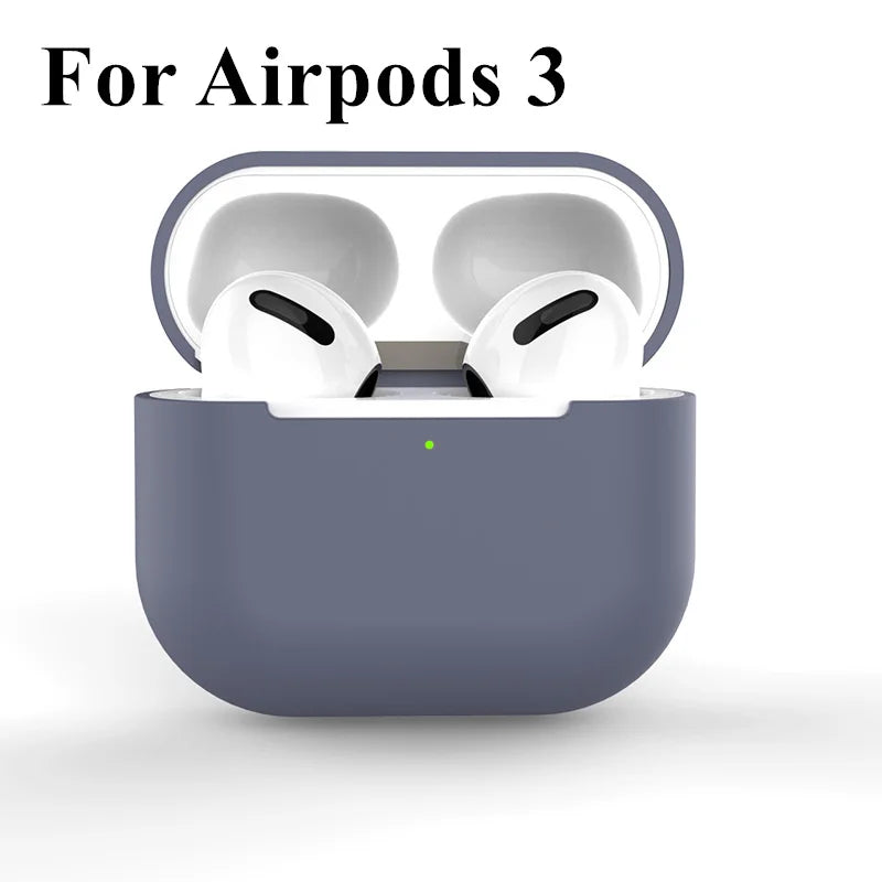 Silicone Cover Case For apple Airpods Pro Case Air Pods 3 Bluetooth Case Protective For Air Pod Pro 3 Earphone Accessories