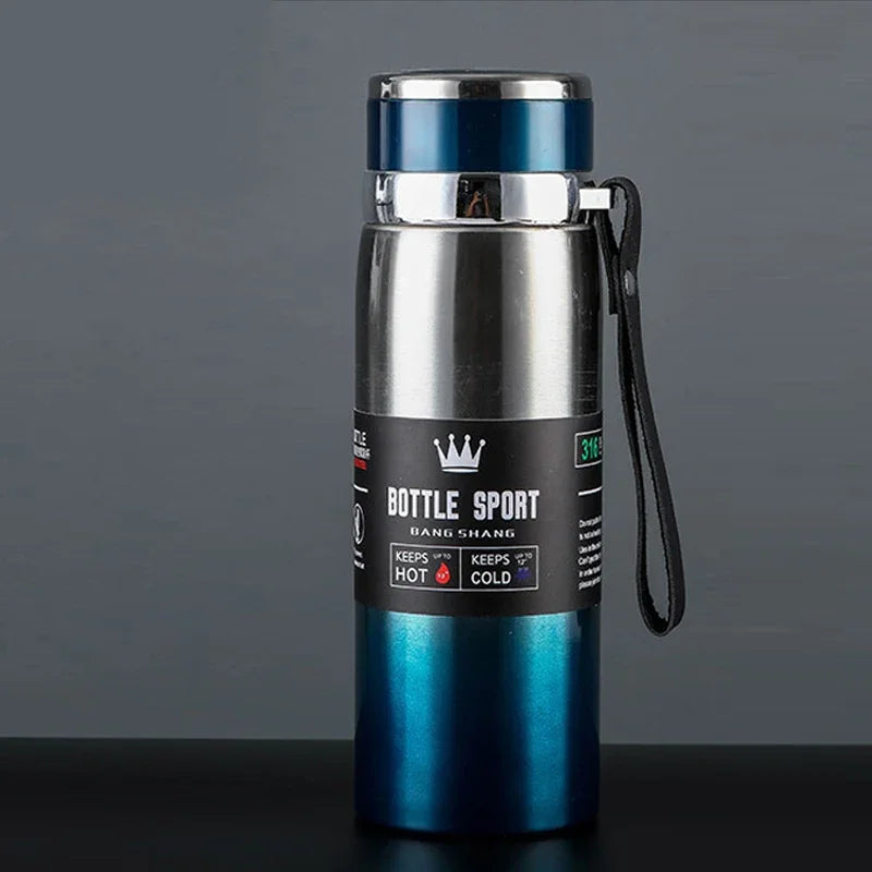 Double Wall Stainles Steel Water Bottle Thermos Bottle Keep Hot and Cold Insulated Vacuum Flask for Sport