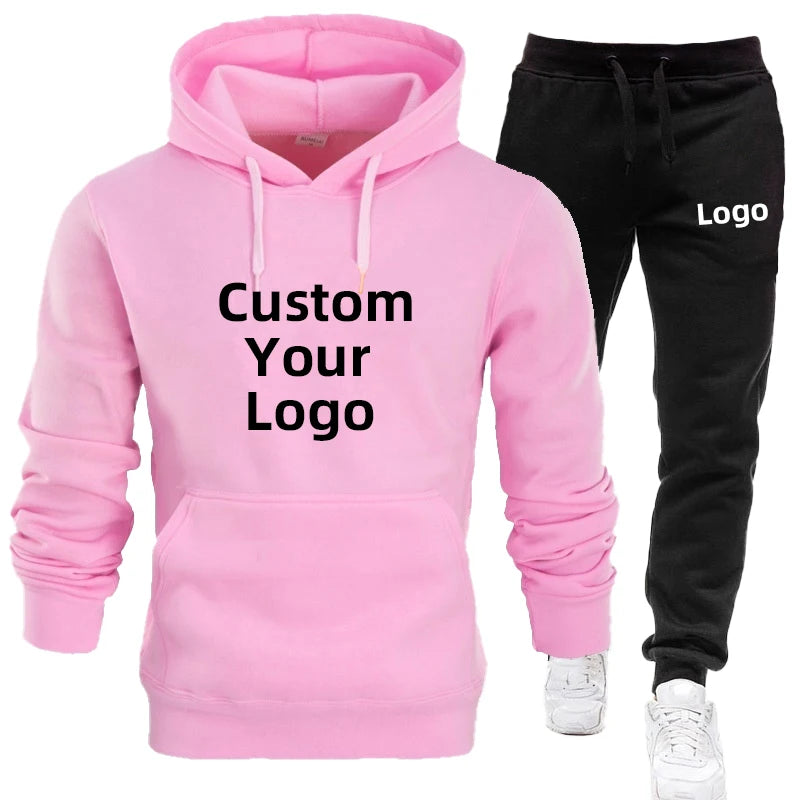 Customise your logo Sports Wear for Men Tops and Trousers Set Casual Jogging Suit Streetwear Men's Jogging Suits S-4XL