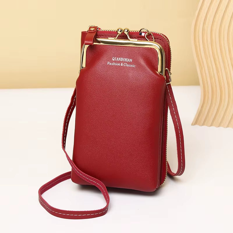 Girls Pu Leather Small Shoulder Bag Casual Handbag Crossbody Phone Wallet Bags for Women Phone Pocket Girl Purse Messenger Bags