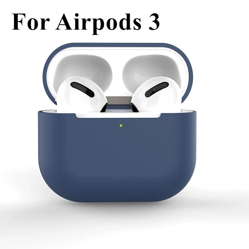 Silicone Cover Case For apple Airpods Pro Case Air Pods 3 Bluetooth Case Protective For Air Pod Pro 3 Earphone Accessories