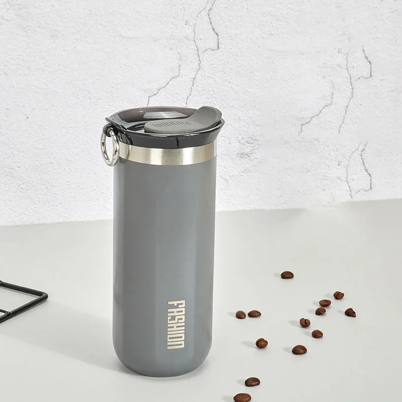 Thermal Mug Thermo for Coffee Water Bottle Stainless Steel Cup Thermal Insulated Vacuum Flask Tumbler Leakproof Travel Drinkware