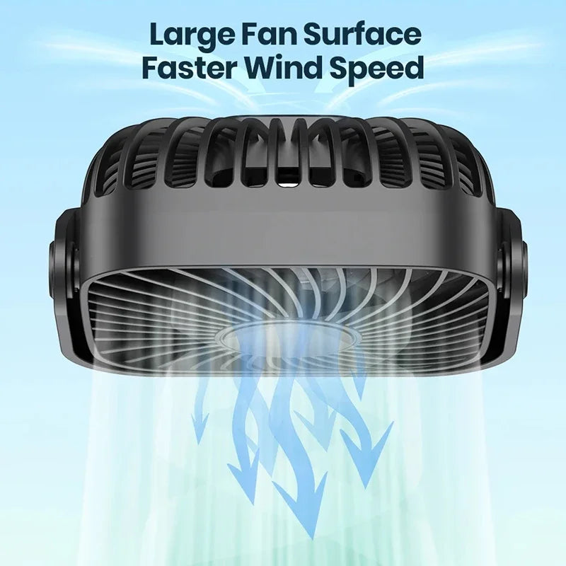 Xiaomi MIJIA 2024 Smart RC Portable Fan USB Desk Fan Table Quiet 360 Degrees Rotatable Head Standing Fans for Room Camping Home