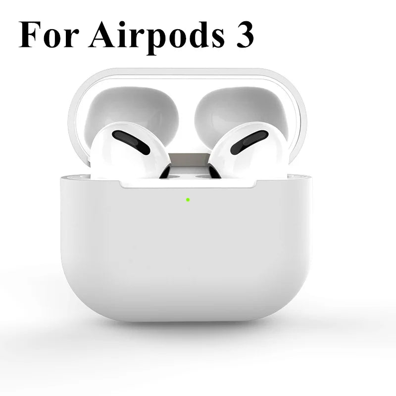 Silicone Cover Case For apple Airpods Pro Case Air Pods 3 Bluetooth Case Protective For Air Pod Pro 3 Earphone Accessories