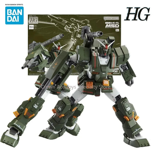 Bandai Assembled Model Kit HGGTO 1/144 FA-78-1 Full Armor Gundam MSD Anime Trendy Toys Doll Action Manga Figures Collection Gift