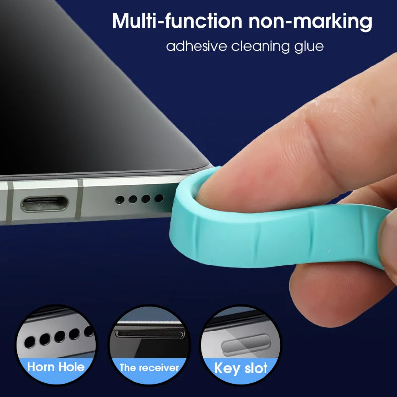 For Airpods Wireless Headset Cleaning Glue Blue Non-marking Glue Glue Earphone Phone Charging Port Clay Cleaning Ash Clay Wash