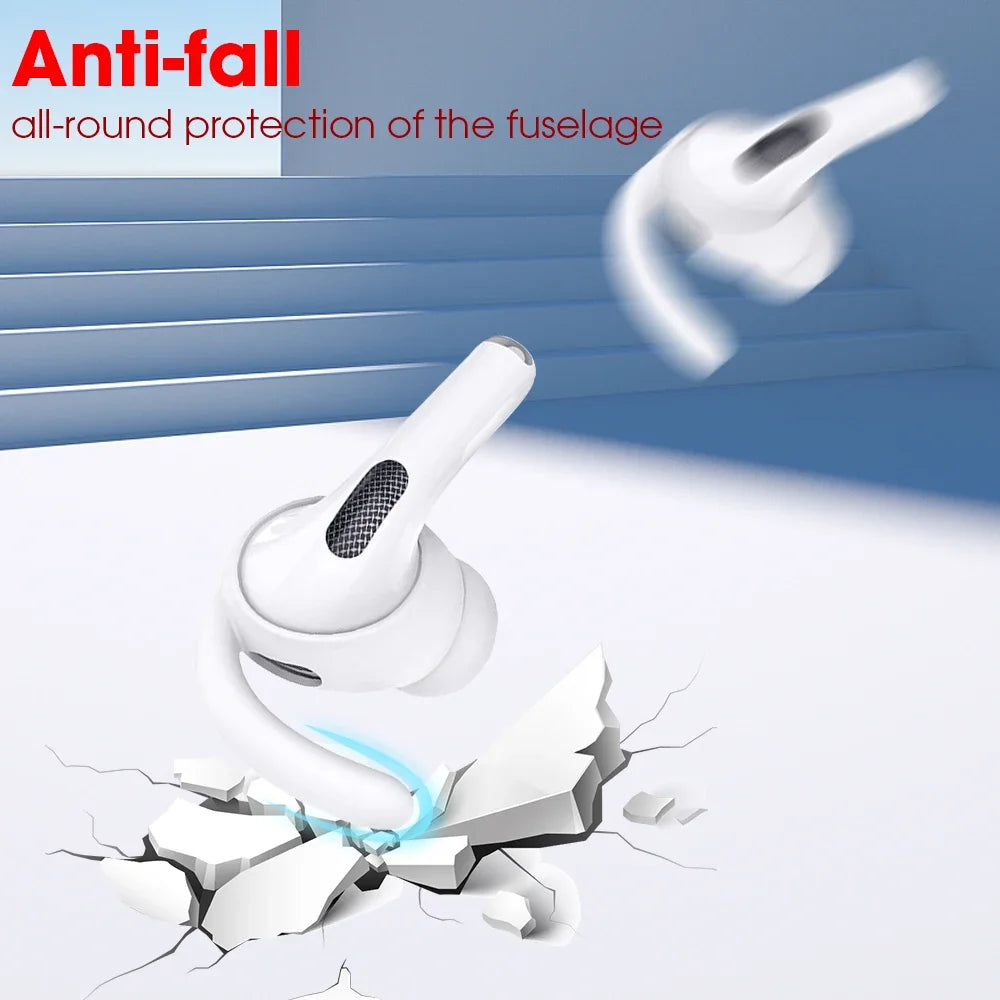 Silicone Anti Slip Ear Hooks For Air Pod Airpods Pro Anti Drop Earhook Holders Protector Cover Bluetooth Earphone Accessories