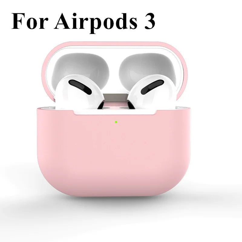 Silicone Cover Case For apple Airpods Pro Case Air Pods 3 Bluetooth Case Protective For Air Pod Pro 3 Earphone Accessories