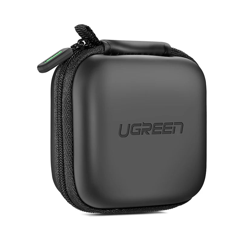 Ugreen Earphone Case USB Cable Hard Bag For Airpods Earpods Headphone Ear Pads Wireless Bluetooth Earphone Storage Accessories