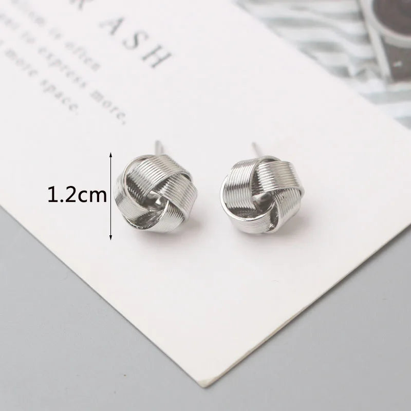 "Chic Tiny Metal Stud Earrings: Elevate Your Style!