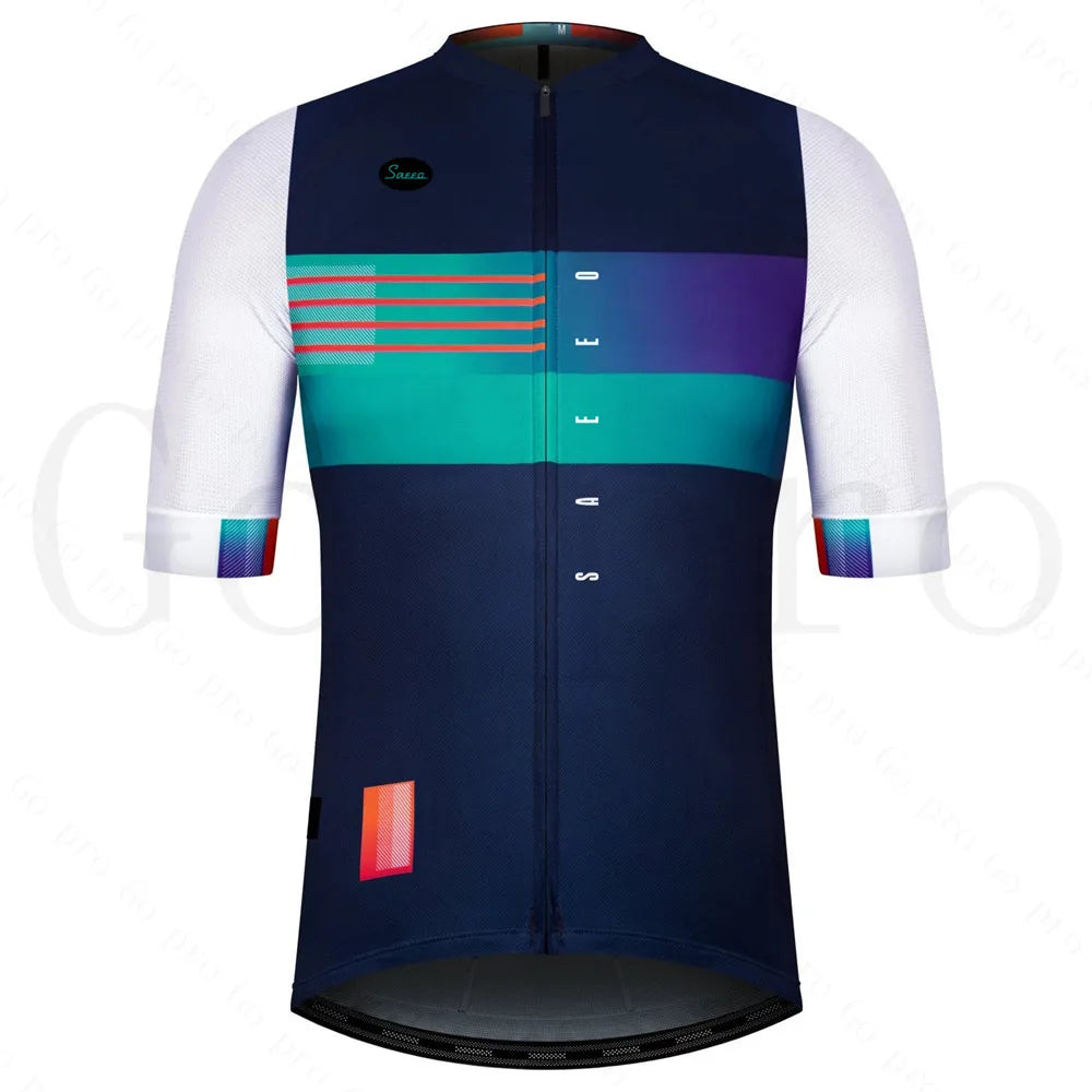 Summer High Quality 2022 New Team Men Cycling Jersey Clothing Black Short Sleeve Breathable Quick Dry Cycle Jersey Clothes Spain