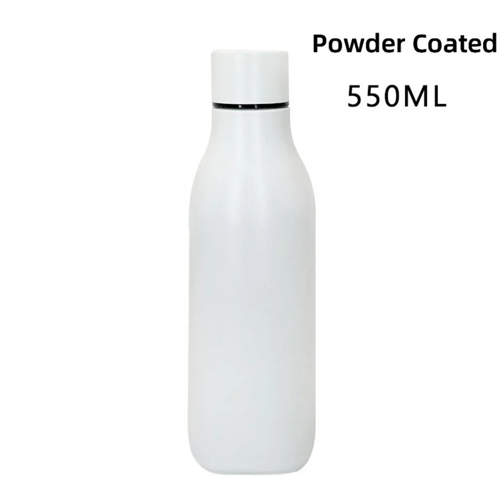 Free Custom Name 550ml Vacuum Insulated Flask Stainless Steel Thermos Cola Water Bottles Thermal Portable Cup Mug For Sport Girl