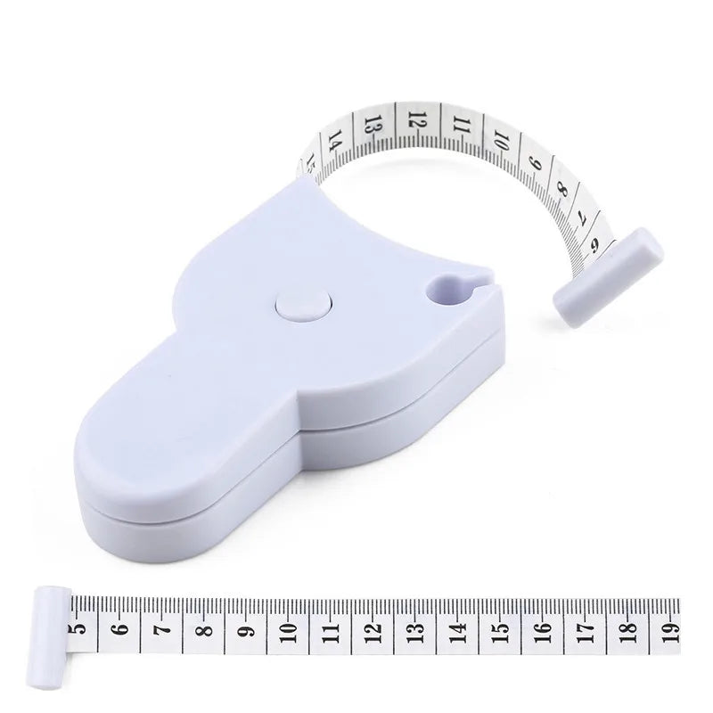 Self-tightening Body Measuring Tape Ruler 150cm/60 Inch Sewing Tailor Dressmaking Measure Ruler Meter Film for Waist Chest Legs